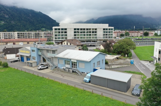 Blick zum Hauptbahnhof Altdorf